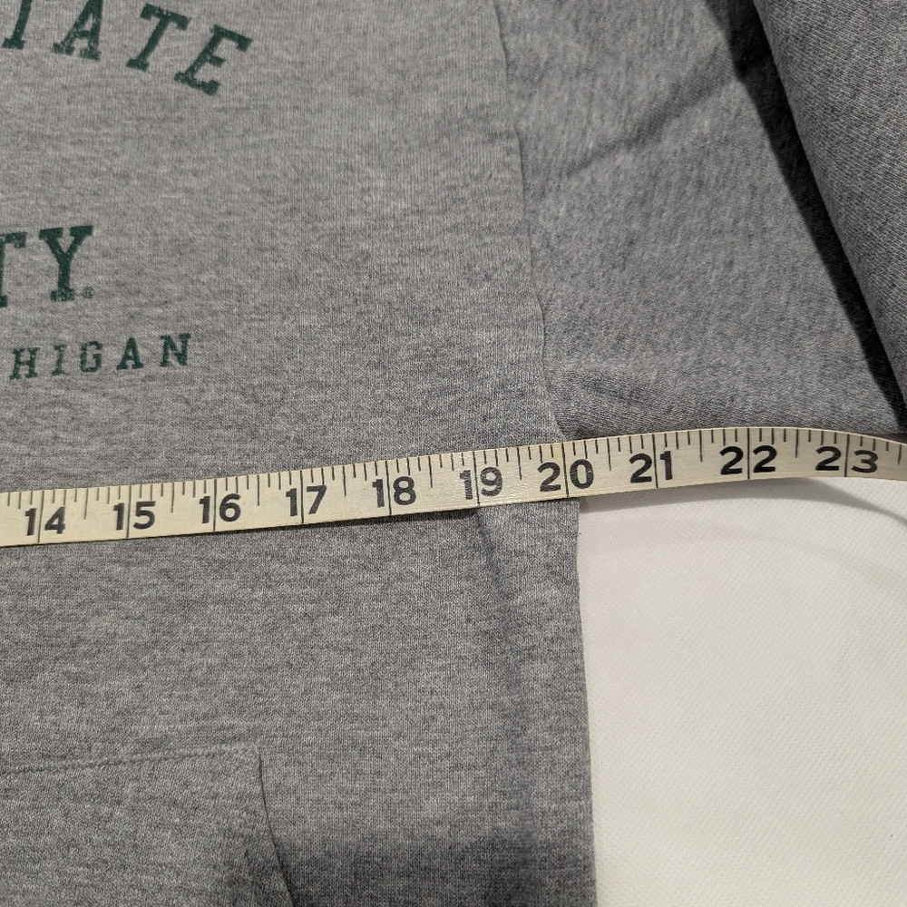 Vintage Michigan State University Arch Logo Hoodie - Picture 8 of 8